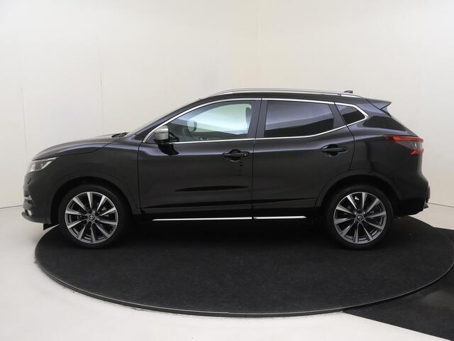 Nissan QASHQAI 1.3 DIG-T Tekna + | airco automatisch | Apple Carplay/Android | cruise control adaptief | dodehoek detectie | LED koplampen | lederen bekleding | lichtmetalen velgen 19" | navigatiesysteem full map | panoramadak |