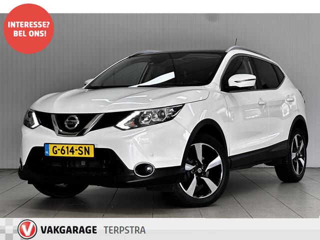 Nissan QASHQAI 1.2 N-Connecta/ Automaat!/ Pano-Dak!/ 18''LMV/ LED Dagrijverl./ Keyless/ DAB+/ Clima/ Navi/ Cruise/ Bluetooth/ Multi.LEDER.Stuur/ Elek.Pakket/ Isofix/ PDC V+A.