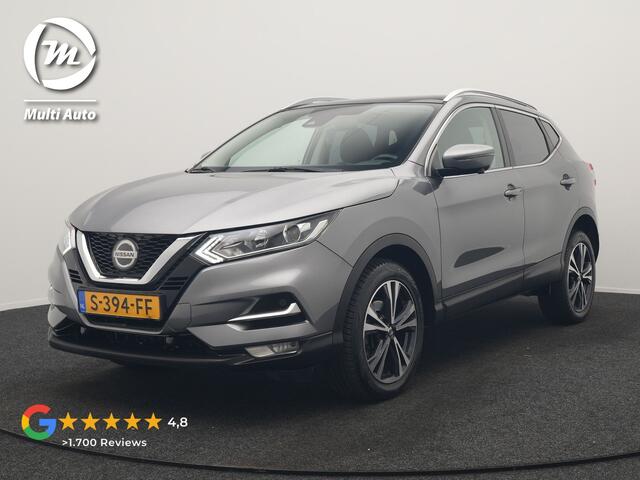 Nissan QASHQAI 1.3 DIG-T N-Connecta 160pk | Trekhaak Afn. | Panodak | 360 Camera | Stoelverwarming | Keyless | Apple Carplay | Navigatie | Cruise Control |