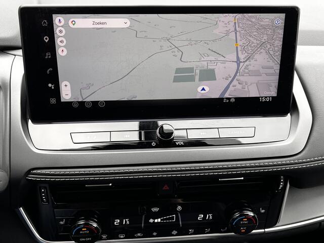 Nissan QASHQAI 1.3 MHEV Xtronic N-Connecta / Facelift Model / Trekgewicht 1800 kg / Cold Pack & Pack Easy / Panorama dak / Head Up Display / Elektrische achterklep / Adaptief CC / Camera 360° / 18" LM wielen All Season banden /