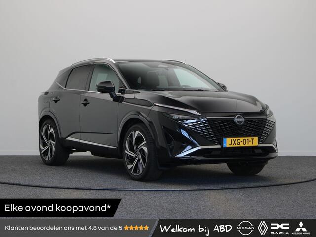Nissan QASHQAI 158pk MHEV Xtronic Tekna Plus | Panorma dak | Lederen bekleding | BOSE audio | Rondomzicht camera | Sfeerverlichting | Pilot Assist | 1800KG trekgewicht! |