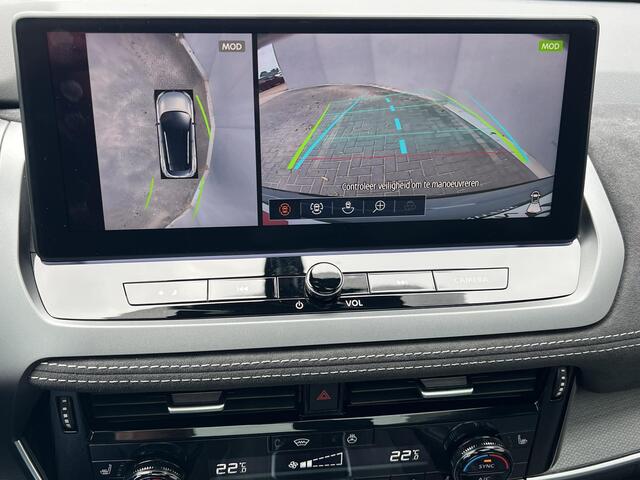 Nissan QASHQAI 1.3 MHEV Xtronic Tekna Plus / Fabrieksgarantie tot 10-2028 / Panorama dak / HUD / BOSE audio / Leder / Stuur- en stoelverwarming / 1.800 kg trekgewicht / Navigatie / Apple Carplay Android / 20" LM wielen & All Season banden /