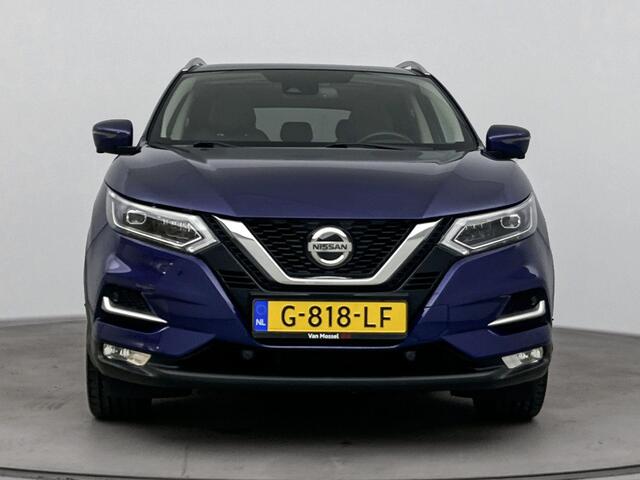 Nissan QASHQAI 1.3 DIG-T Tekna | airco automatisch | Apple Carplay/Android | Autonomous Emergency Braking | cruise control | dodehoek detectie | LED koplampen | lederen/stof bekleding | lichtmetalen velgen 19" | navigatiesysteem full map |