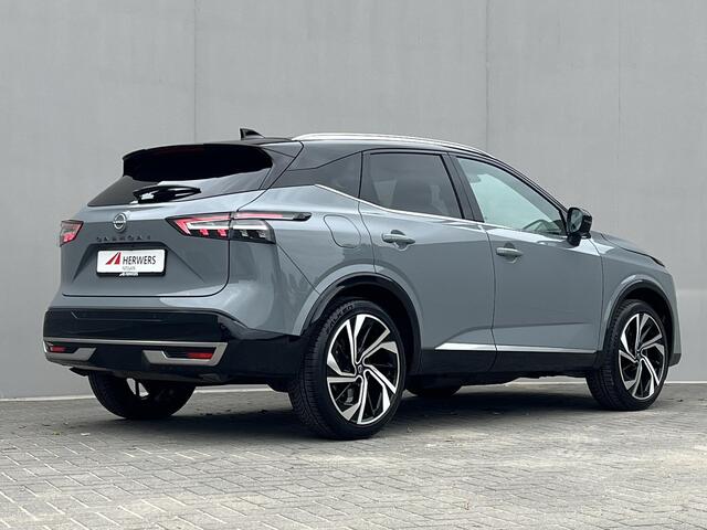 Nissan QASHQAI 1.3 MHEV Xtronic Tekna Plus / Panoramadak / Fabrieksgarantie tot 1-2028 / HUD / BOSE / ACC / Luxe Lederen Bekleding / StoelMassage / Stoel & Stuurwiel Verwarming / Elektr. Stoelen / Elektr. Achterklep / Memory Stoelen / All Season Banden /