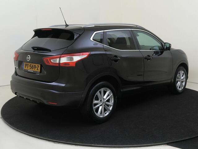 Nissan QASHQAI 1.2 Business Edition | airco automatisch, audio-navigatie full map, Autonomous Emergency Braking | cruise control | dodehoek detectie | LED koplampen | lederen/stof bekleding | lichtmetalen velgen 17"| panoramadak | voorstoelen verwarmd
