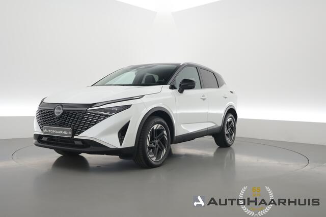 Nissan QASHQAI 1.3 MHEV Xtronic N-Connecta | Rijklaar! | Dig. Cockpit | HUD | 360*+PDC | Vooruit-,Stuur-&Stoelverw. | Elek. Klep | Dodehoek | Adapt. Cruise | Climate | Nav+App.Connect | Keyless V