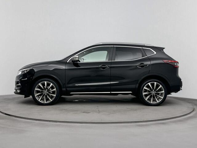 Nissan QASHQAI 1.3 DIG-T Tekna + | airco automatisch | Apple Carplay/Android | cruise control adaptief | dodehoek detectie | LED koplampen | lederen bekleding | lichtmetalen velgen 19" | navigatiesysteem full map | panoramadak |