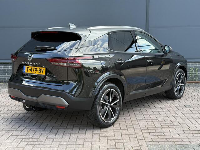 Nissan QASHQAI 1.3 MHEV Tekna / Trekhaak / 1400KG Trekgewicht / Panorama / All Season Banden / Head-Up Display / Elektrische Stoelen / 360º Camera / Keyless / Apple Carplay & Android Auto /