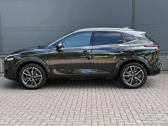 Nissan QASHQAI 1.3 MHEV Tekna / Trekhaak / 1400KG Trekgewicht / Panorama / All Season Banden / Head-Up Display / Elektrische Stoelen / 360º Camera / Keyless / Apple Carplay & Android Auto /