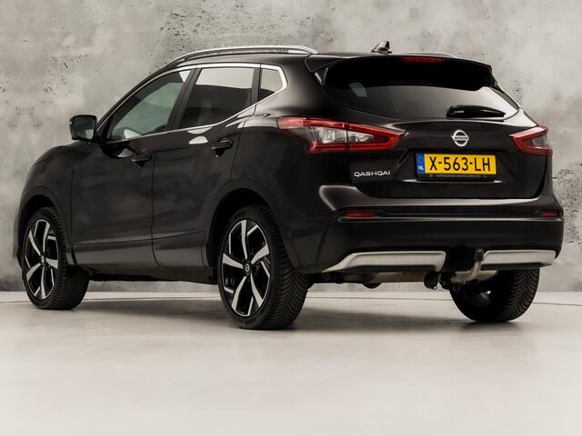 Nissan QASHQAI 1.2 Tekna + (PANORAMADAK, NAVIGATIE, MEMORY SEAT, NAPPA LEDER, ZWART HEMEL, 360 CAMERA, STOELVERWARMING, GETINT GLAS, TREKHAAK, NIEUWE APK, NIEUWSTAAT)