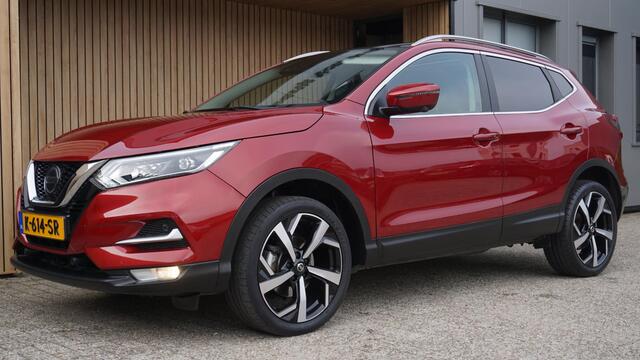 Nissan QASHQAI 1.3 DIG-T 140pk Premium Edition Pano.Dak Nappa-Leder 360-View Trekhaak 19inch LM *1e Eigenaar* 77279km!