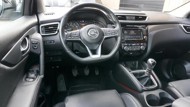 Nissan QASHQAI 1.3 DIG-T 140pk Premium Edition Pano.Dak Nappa-Leder 360-View Trekhaak 19inch LM *1e Eigenaar* 77279km!