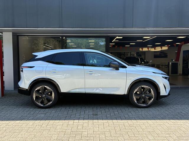 Nissan QASHQAI 1.5 e-Power Tekna Plus NIEUW UIT VOORRAAD LEVERBAAR | Stoelmassage | Lederen bekleding | Bose geluidsinstallatie | Stoelverwarming | Stuurverwarming | Adaptieve Cruise Control | Climate Control | Panoramadak | Apple CarPlay & Android Auto | 10 jaar fabrie