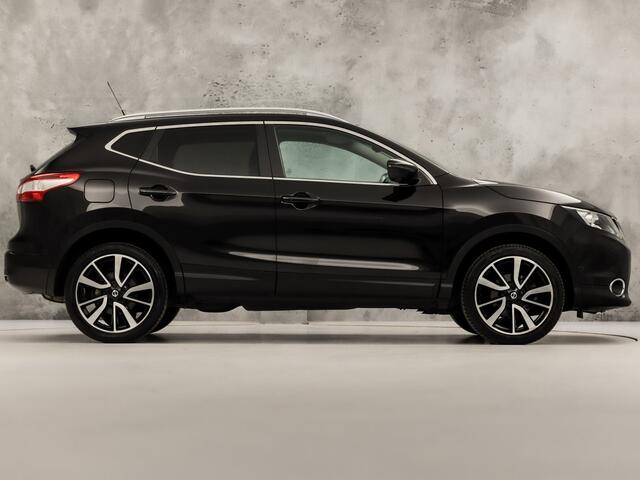 Nissan QASHQAI 1.2 Tekna Automaat (PANORAMADAK, 1e EIGENAAR, NAVIGATIE, 360 CAMERA, STOELVERWARMING, LEDER, SPORTSTOELEN, GETINT GLAS, CRUISE, NIEUWSTAAT)