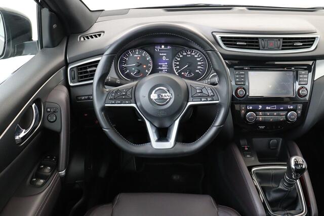 Nissan QASHQAI 1.6 TEKNA + -PANO.DAK|BOSE|360°CAM|MEMORY|KEYLESS|LEDER|DODEHOEK|STOELVERW.|TREKHAAK|19"