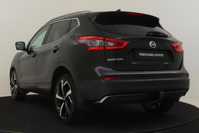 Nissan QASHQAI 1.6 TEKNA + -PANO.DAK|BOSE|360°CAM|MEMORY|KEYLESS|LEDER|DODEHOEK|STOELVERW.|TREKHAAK|19"