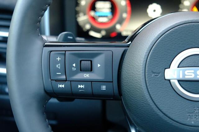 Nissan QASHQAI 1.3 MHEV Xtronic 158pk Tekna Plus | Navi | App Connect | Adaptive Cruise | Panoramadak | Keyless | 360° Camera | Bose | Elektrische Achterklep