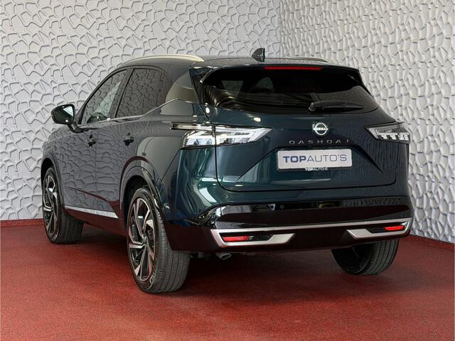 Nissan QASHQAI 1.3 MHEV 160PK TEKNA PLUS BOSE 20''LMV LEER ALCANTARA PANO MASSAGE BOSE STOEL/STUUR/RUIT VERW MATRIX.LED ELEK.KLEP HEADUP 20''LMV GOOGLE NAVI 2026 ?Top Auto's Wijchen , 30 Jaar Specialist in Nissan : Alle Type's : Tekna / Plus / N-Design / N-Connecta / L