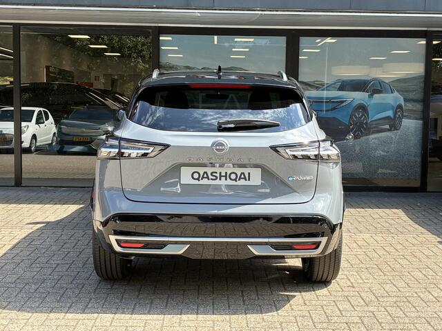 Nissan QASHQAI 1.5 e-Power Tekna Plus NIEUW UIT VOORRAAD LEVERBAAR | Stoelmassage | Lederen bekleding | Bose geluidsinstallatie | Stoelverwarming | Stuurverwarming | Adaptieve Cruise Control | Climate Control | Panoramadak | Apple CarPlay & Android Auto | 10 jaar fabrie