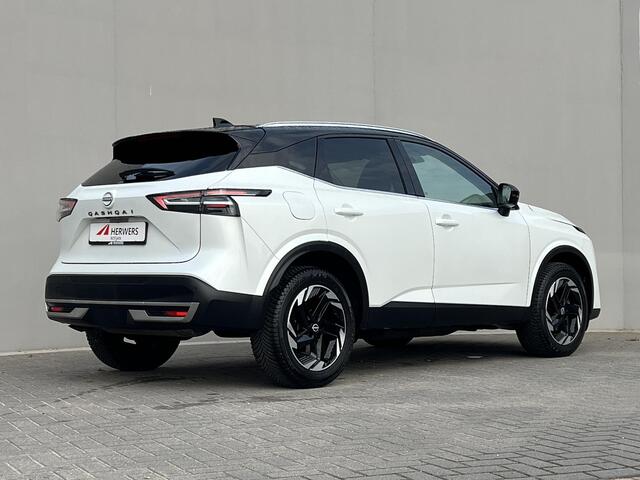 Nissan QASHQAI 1.3 MHEV Xtronic N-Connecta / Cold Pack / Panoramadak / Navigatie / Apple Carplay Android / HUD / Camera 360° / 18" LM wielen & All Season banden /