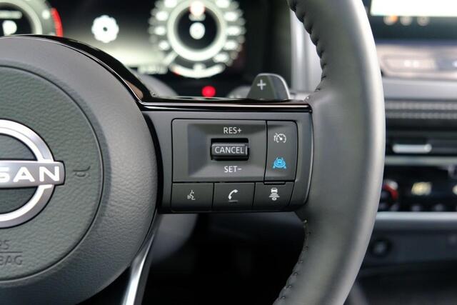Nissan QASHQAI 1.3 MHEV Xtronic 158pk Tekna Plus | Navi | App Connect | Adaptive Cruise | Panoramadak | Keyless | 360° Camera | Bose | Elektrische Achterklep