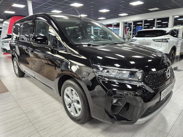 Nissan Townstar Evalia N-Connecta L2 45 kWh 7 zitplaatsen | Vegan 1/2 lederen interieur | LM velgen, etc | NIEUW
