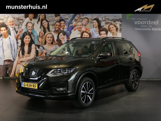 Nissan X-TRAIL 1.3 DIG-T Tekna *AUTOMAAT* *Aanhangergewicht geremd 1500 kg* - Elektrisch glazen panoramadak, lederen bekleding, 360 camera