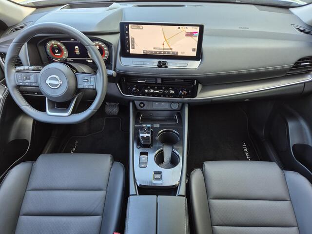 Nissan X-TRAIL 1.5 e-Power Tekna Automaat / HUD / Cold Pack / Sun-pakket / Glazen schuif- en kanteldak / Rondomzicht camera / Elektrische achterklep / Stuur-, Stoel en achterbankverwarming / Climate control / Adaptief CC / Keyless Entry/Start /
