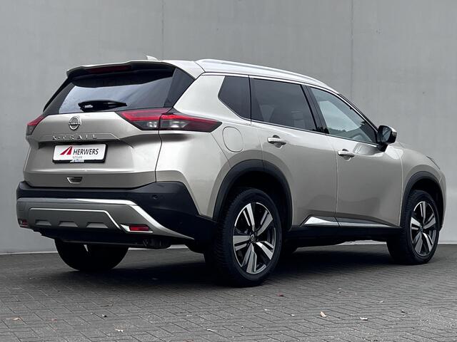 Nissan X-TRAIL 1.5 MHEV 163pk Tekna 5 zits Automaat / Trekgewicht 2000 Kg / HUD / Elektrische achterklep / Apple Carplay Android Auto / Stuur-, Stoel en achterbankverwarming / Adaptief CC / 360 ° camera / Voorruit verwarming /