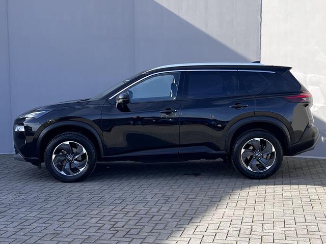 Nissan X-TRAIL 1.5 MHEV 163pk N-Connecta Automaat / Fabrieksgarantie to 04-2028 <100.000km** / Leder / Elektr. stoelen enk klep / Navigatie / Stuur-, stoel- en achterbankverwarming / Voorruitverwarming / HUD / Camera 360° / 18" LM wielen + All Season banden /
