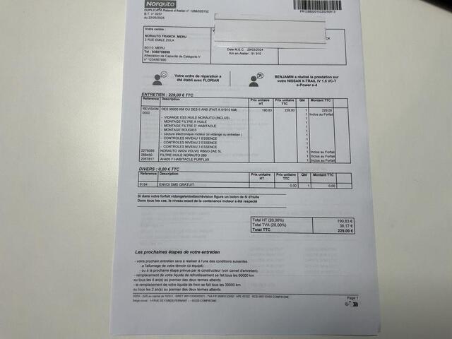 Nissan X-TRAIL 1.5 e-4orce Tekna Plus 4WD 7p. Automaat / 7 Persoons / Allseason banden / Panoramadak / HUD / Stuur-, Stoel en Achterbank verwarming / Trekgewicht 1650 kg / Rondomzicht camera / Elektrische achterklep /