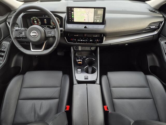 Nissan X-TRAIL 1.5 e-Power Tekna Automaat / Fabrieksgarantie tot 05-2028<100.000 / Dealer onderhouden / All Season banden / Head Up Display / Adaptief cruise control / Stuur-, Stoel & Achterbank verwarming / Elektrische achterklep /