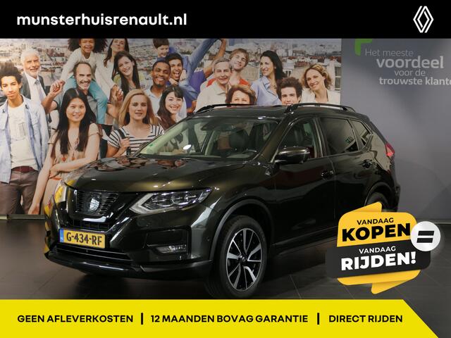 Nissan X-TRAIL 1.3 DIG-T Tekna *AUTOMAAT* *Aanhangergewicht geremd 1500 kg* - Elektrisch glazen panoramadak, lederen bekleding, 360 camera