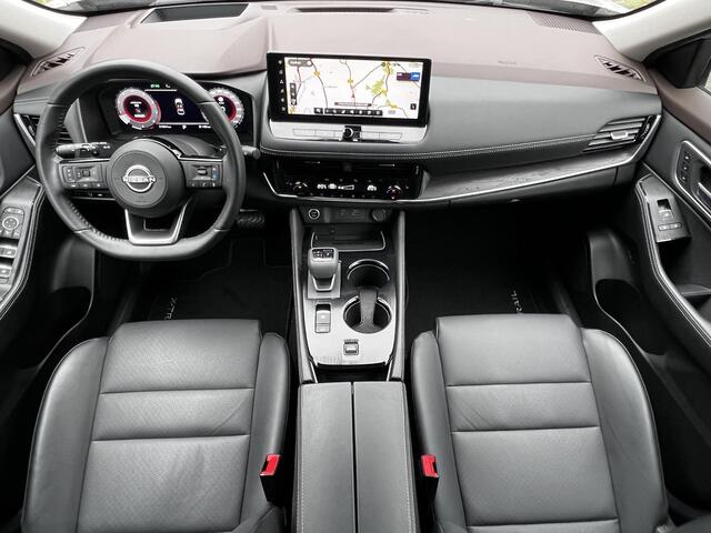 Nissan X-TRAIL 1.5 MHEV Tekna / 2000kg Trekgewicht GRATIS Vaste Trekhaak / HUD / Elektrische achterklep / Apple Carplay Android Auto / Stuur-, Stoel en achterbankverwarming / Adaptief CC / 360 ° camera / Voorruit verwarming /