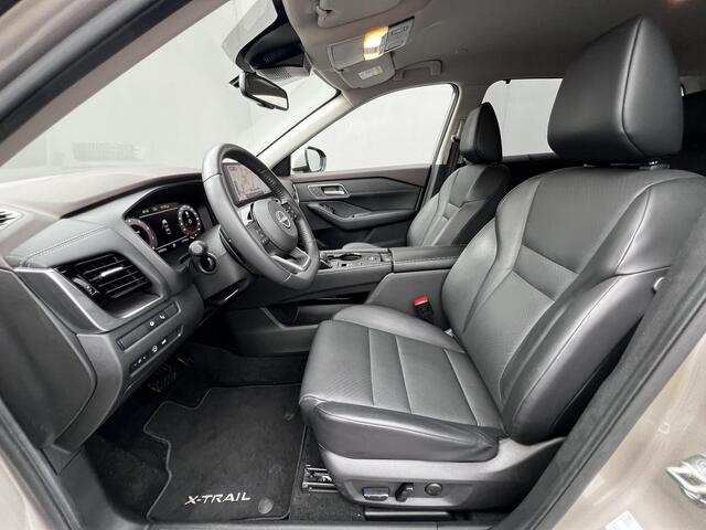 Nissan X-TRAIL 1.5 MHEV Tekna / 2000kg Trekgewicht GRATIS Vaste Trekhaak / HUD / Elektrische achterklep / Apple Carplay Android Auto / Stuur-, Stoel en achterbankverwarming / Adaptief CC / 360 ° camera / Voorruit verwarming /