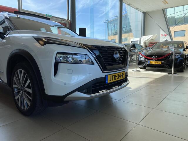 Nissan X-TRAIL 1.5 e-4orce Tekna plus 4WD | 7-persoons ,Automaat,Navigatie,Rondomzichtcamra,Panoramadak,Digitaal Dasbord,Head-Up Display,Keyless,Bose,Telefoonlader,Leder&Stoelen Elektrischverstelbaar met Geheugen,20 Inch Lmv