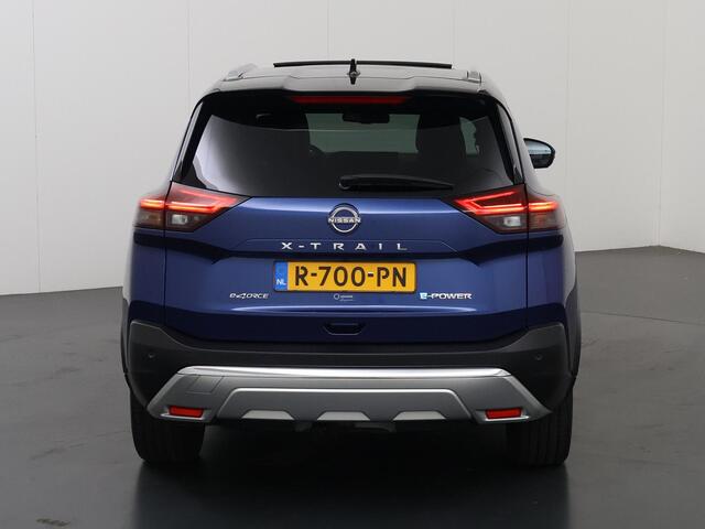 Nissan X-TRAIL 1.5 e-4orce Tekna Plus 4WD 7p. | 7-Zitplaatsen | Trekhaak Afneembaar | Ele. verstelbare stoelen + Geheugen | 360 Camera | Panoramadak | Adaptieve Cruise Control |