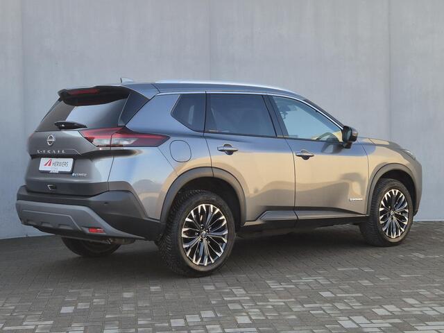Nissan X-TRAIL 1.5 e-Power Tekna Automaat / Schuifdak / Fabrieksgarantie tot 04-2028<100.000 / All season banden / Head Up Display / Elektrische achterklep / / Stuur-, Stoel & Achterbank verwarming / Adaptief cruise control /