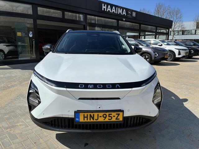 Omoda 5 EV Premium 61 kWh | ECC | Schuif/kanteldak | Keyless | Lederen bekleding | Stoel & Stuurverwarming | Navigatie | 7 Jaar fabrieksgarantie