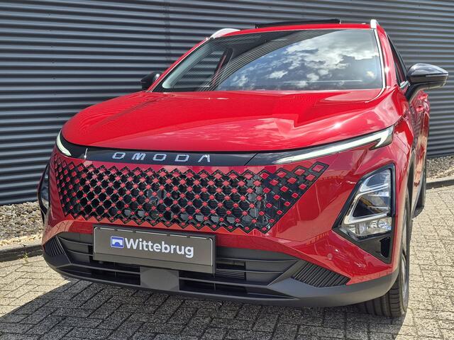Omoda 5 SHS 1.6 T-GDi SHS-H Premium Full Hybride met Lederen Bekleding, Navigatie en Camera Uit voorraad leverbaar!