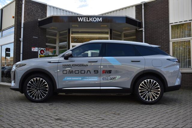 Omoda 9 SHS Premium | SCHUIF/KANTELDAK | 360 CAMERA | LEDER | HUD | SONY | APPLECARPLAY/ANDROIDAUTO | STUUR/STOELVERWARMING | ADAPT. CRUISE CONTROL | CLIMATE CONTROL | PDC | LMV