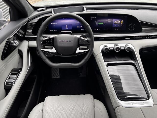 Omoda 9 SHS Premium Plug-In Hybride Automaat met 1100 km Range, ,Lichtgrijs lederen bekleding, Elektrsiche stoelverstelling voor en achter Uit voorraad leverbaar!