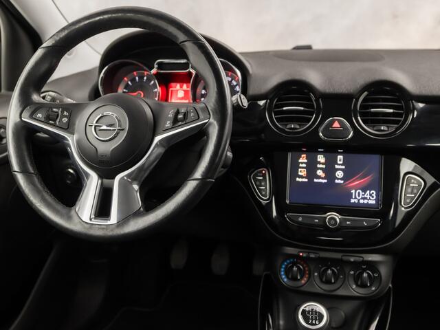 Opel ADAM 1.0 Turbo Jam Favourite (APPLE CARPLAY, LEDER, STUUR/STOELVERWARMING, CRUISE, SPORTSTOELEN, PARKEERSENSOREN, LM VELGEN, NIEUWE APK, NIEUWSTAAT)