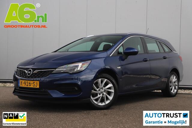 Opel ASTRA Sports Tourer 1.2 Business Elegance 146PK Half Leder Sportstoelen Keyless Navigatie Achteruitrijcamera Clima Cruise 16 inch LMV