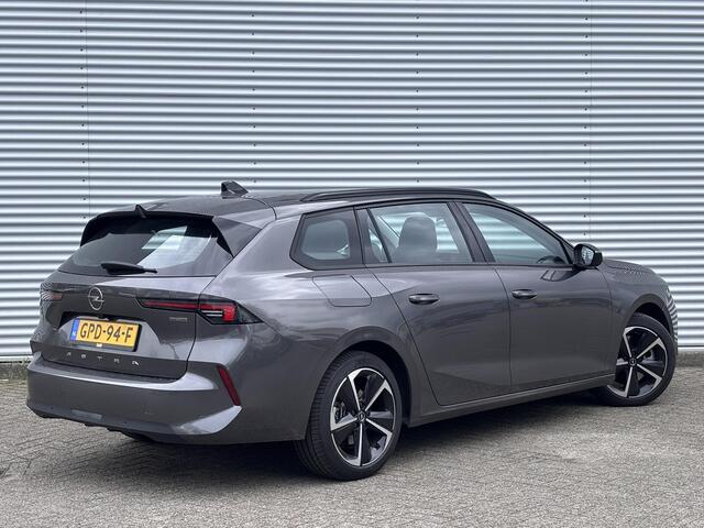 Opel ASTRA ST Edition 1.6 Turbo 180pk HYbrid e-EAT8 | TREKHAAK | ADAPTIVE CRUISE | 180° CAMERA | DRAADLOOS LADEN | 17 INCH | FULL LED | ISOFIX |