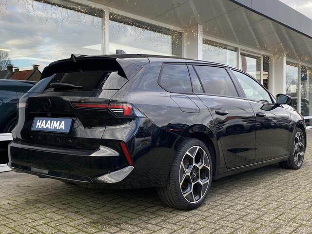 Opel ASTRA Sports Tourer 1.2T 130pk Automaat Ultimate | Schuif/-kanteldak| Navigatie | 360 Camera | AGR Comfortstoelen| Stuur & Stoel Verwarming |