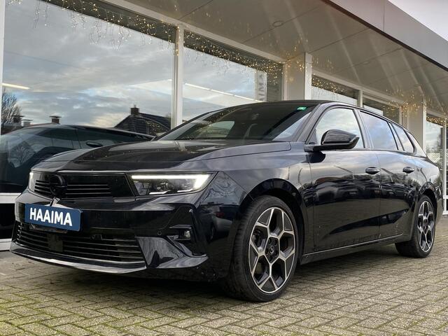 Opel ASTRA Sports Tourer 1.2T 130pk Automaat Ultimate | Schuif/-kanteldak| Navigatie | 360 Camera | AGR Comfortstoelen| Stuur & Stoel Verwarming |