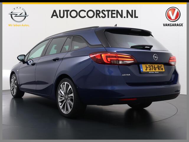 Opel ASTRA Sports Tourer 1.2T Leer/Alcantara Led-Matrix Innovation Bose®-Hifi Navi Camera Park-Assist + PDC-a+v Apple Carplay Android Keyless Dual-Ecc Elegance AGR-Comfort-Stoel+Stuur+Voorruitverwarming Elek.Achterklep Pdc Lane Assist DAB Regen-Lichtsensor Bordherke