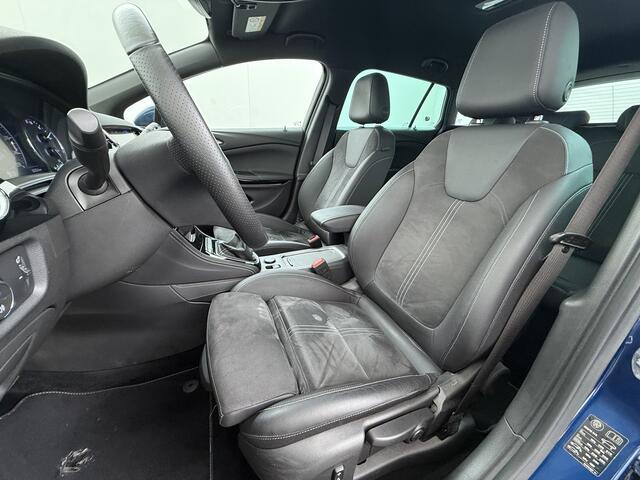 Opel ASTRA Sports Tourer 1.2T Leer/Alcantara Led-Matrix Innovation Bose®-Hifi Navi Camera Park-Assist + PDC-a+v Apple Carplay Android Keyless Dual-Ecc Elegance AGR-Comfort-Stoel+Stuur+Voorruitverwarming Elek.Achterklep Pdc Lane Assist DAB Regen-Lichtsensor Bordherke