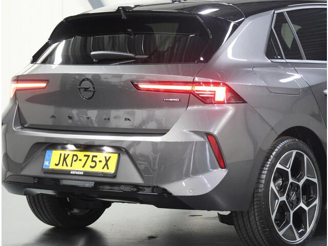 Opel ASTRA 1.2 145PK Turbo Hybrid Ultimate | 1ste eigenaar | AppleCarPlay/AndroidAuto | Schuifkanteldak | Head-Up Display | Navigatie | Adaptive Cruise Control | Keyless | AGR Stoelen | Stoel/Stuur/Voorruitverwarming | FULL LED | 360'Camera | Isofix | Privacy Glass 
